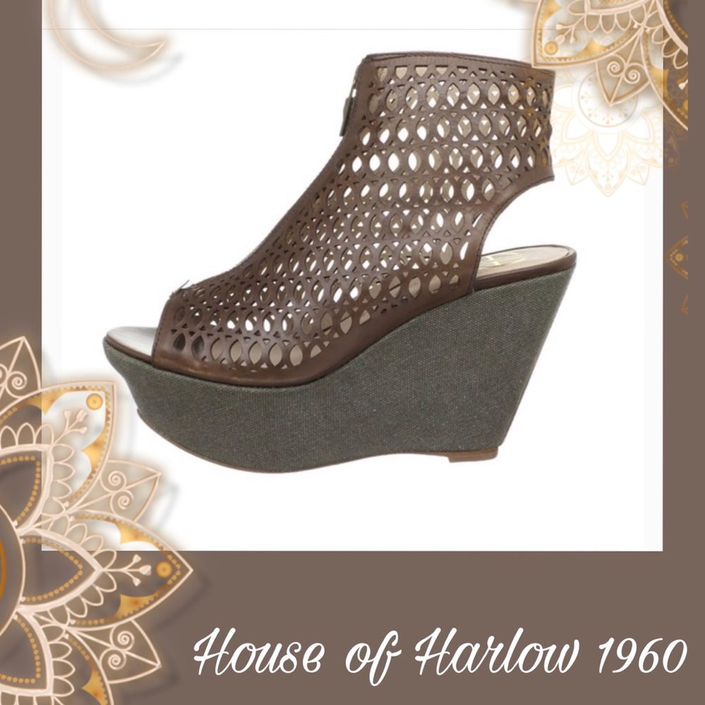 House of Harlow 1960 Fionna Open-Toe Bootie